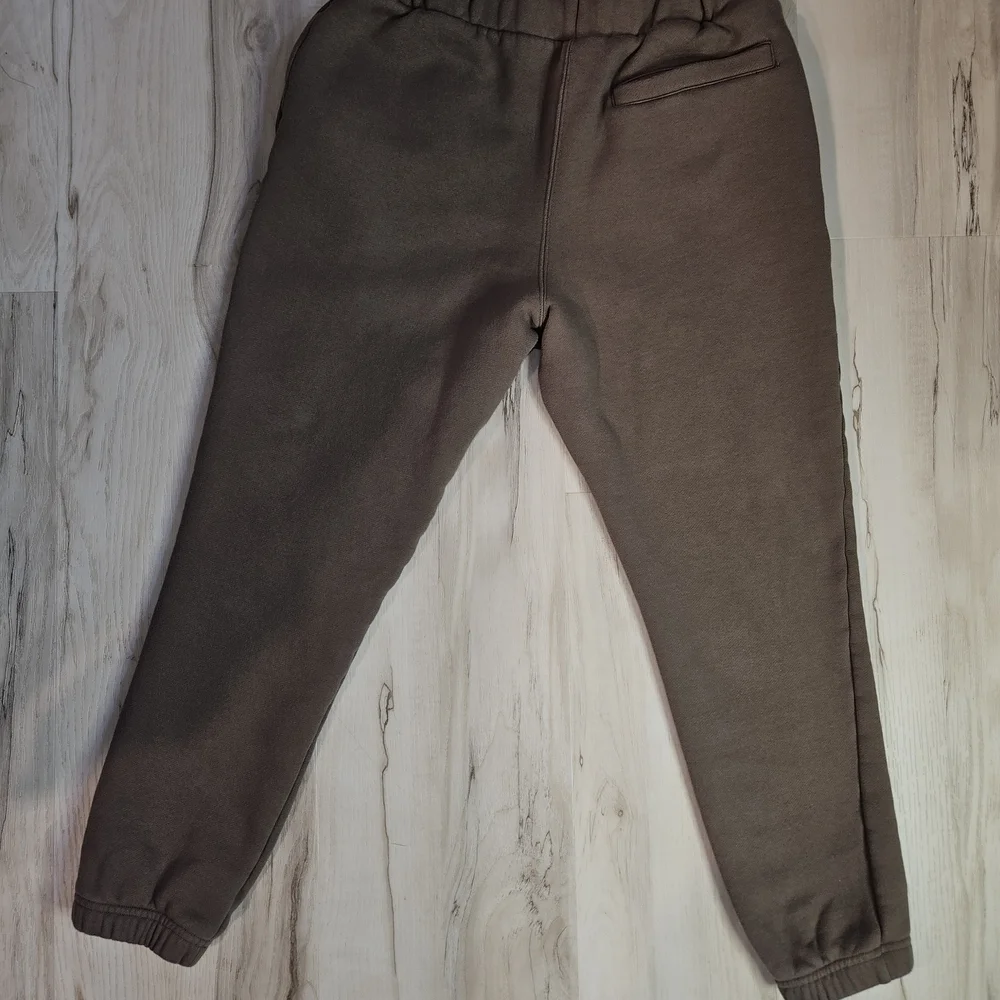 Savvi Truffle Oversized Joggers Womens Medium Fleece Sweatpants Relaxed Lounge - Picture 9 of 11